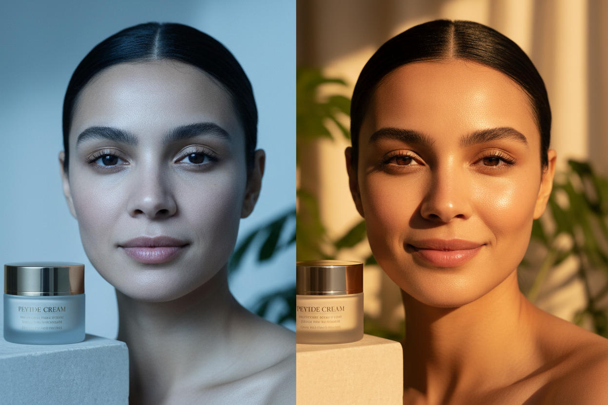 Koko Elara skin transformation - fine lines and loss of firmness to visibly firmer smoother lifted skin